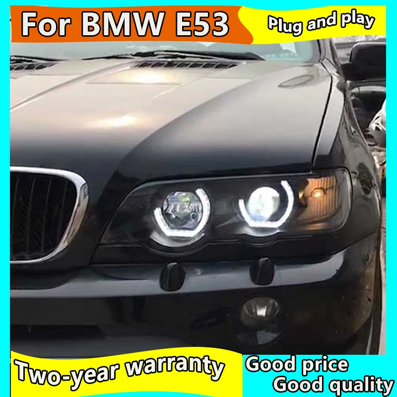 Car styling 2Pcs headlight assembly for BMW X5 E53 1998-2003 year 3.0i 4.4i 4.6is 4.8is With HID KIT led kit
Car styling 2Pcs headlight assembly for BMW X5 E53 1998-2003 year 3.0i 4.4i 4.6is 4.8is With HID KIT led kit