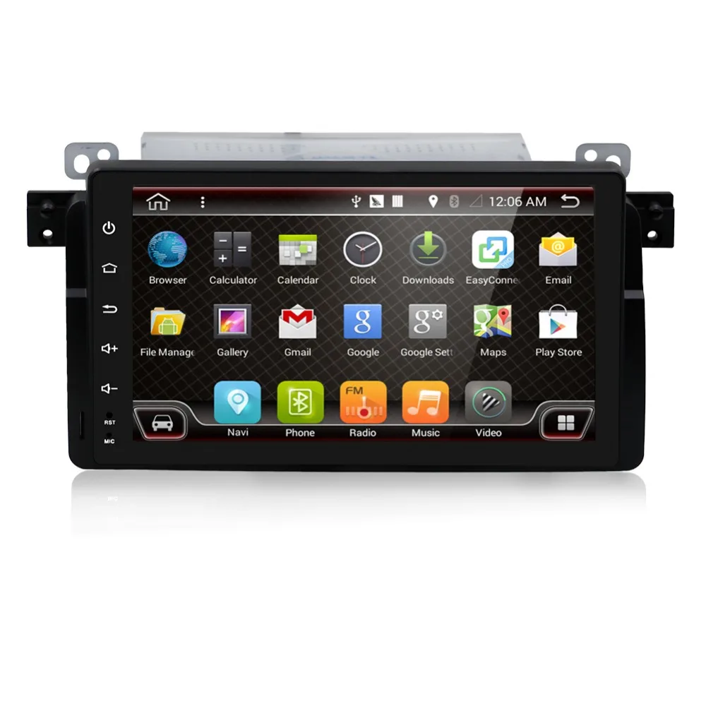 Android 7 1 Quad Core 4 подходит БМВ E46 M3 автомобиля DVD GPS Navi Wi Fi г BT Радио RDS 2 Гб Оперативная
