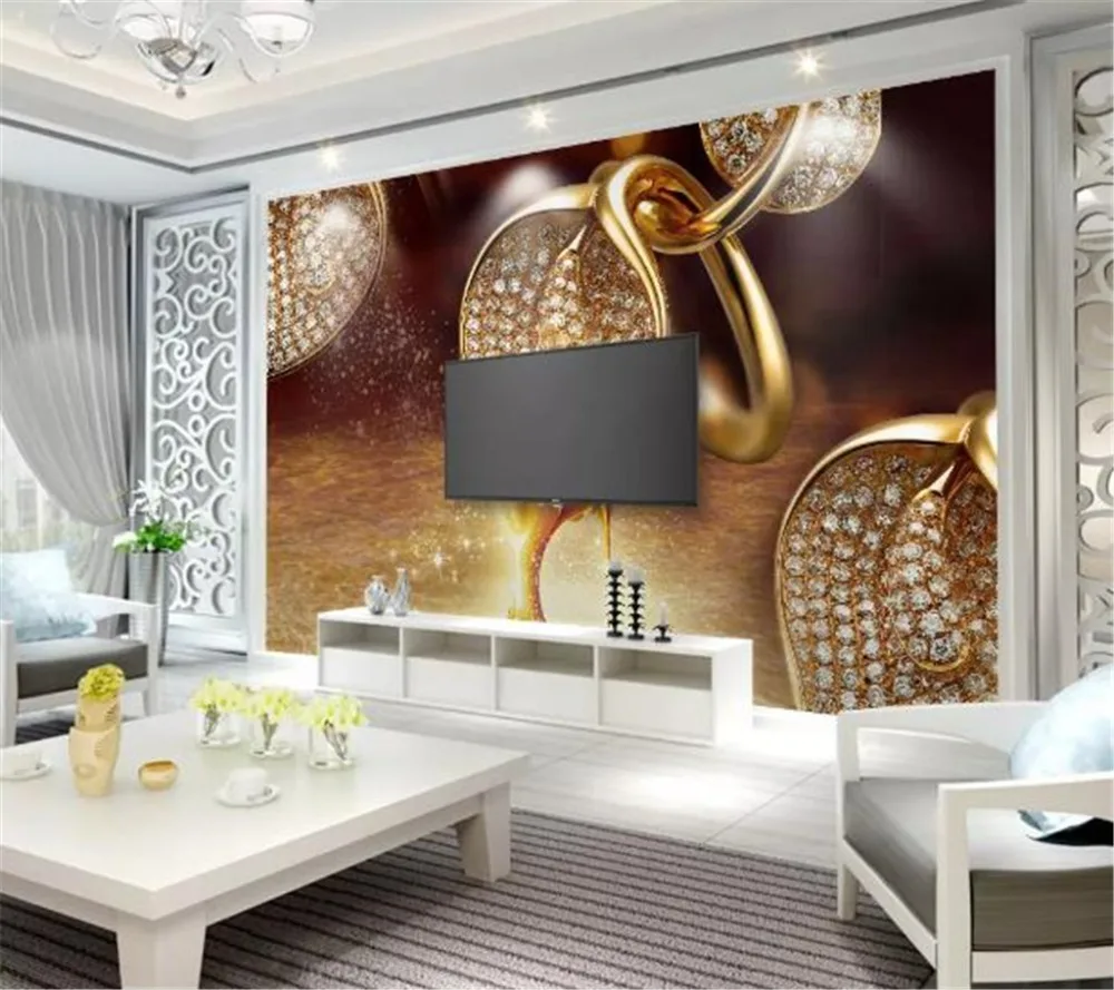 Custom Photo Wallpaper 3d Gold Calla Diamond Jewelry Living Room Bedroom Background Wall Decoration Wallpaper
Custom Photo Wallpaper 3d Gold Calla Diamond Jewelry Living Room Bedroom Background Wall Decoration Wallpaper