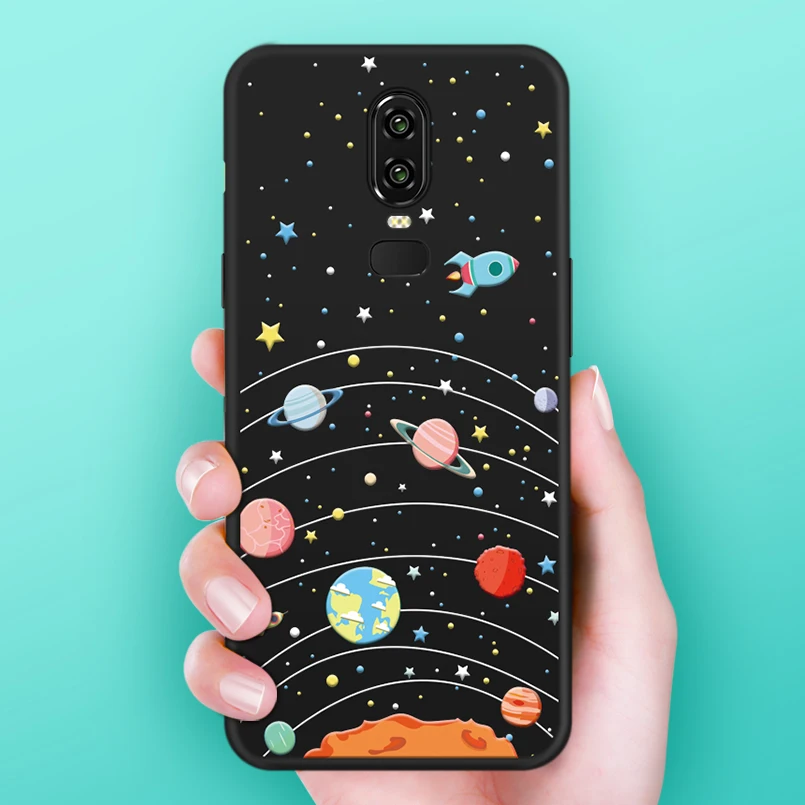 Милый мультяшный чехол ASINA для Oneplus 6 телефона силиконовый оригинальный рельефный