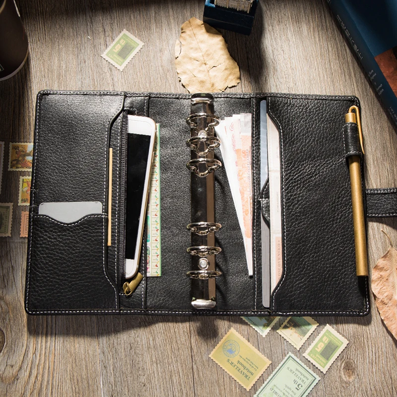 Genuine Cow Leather Cover Retro Traveler's Notebook Diary Journal Vintage Handmade caderno sketchbook Business planner
Genuine Cow Leather Cover Retro Traveler's Notebook Diary Journal Vintage Handmade caderno sketchbook Business planner