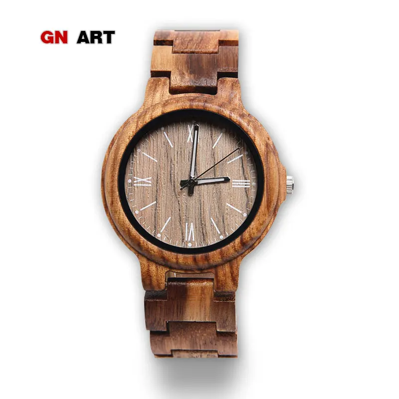 GNART Natural Wooden Handmade Watch Mechanical Watch Quartz Fashion Handmade Wooden Wrist Watches Mens Black
GNART Natural Wooden Handmade Watch Mechanical Watch Quartz Fashion Handmade Wooden Wrist Watches Mens Black