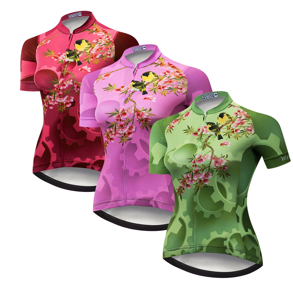 2019 New women's Summer Short Sleeve Cycling Jersey Cycling short Sleeve Wear Green Red pink Bird Chinese style
2019 New women's Summer Short Sleeve Cycling Jersey Cycling short Sleeve Wear Green Red pink Bird Chinese style