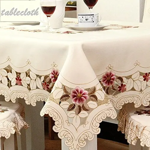 WINLIFE Round Tablecloth 100% Handmade Table Cloth Rectangular Hollow Out Square Table Cover
WINLIFE Round Tablecloth 100% Handmade Table Cloth Rectangular Hollow Out Square Table Cover