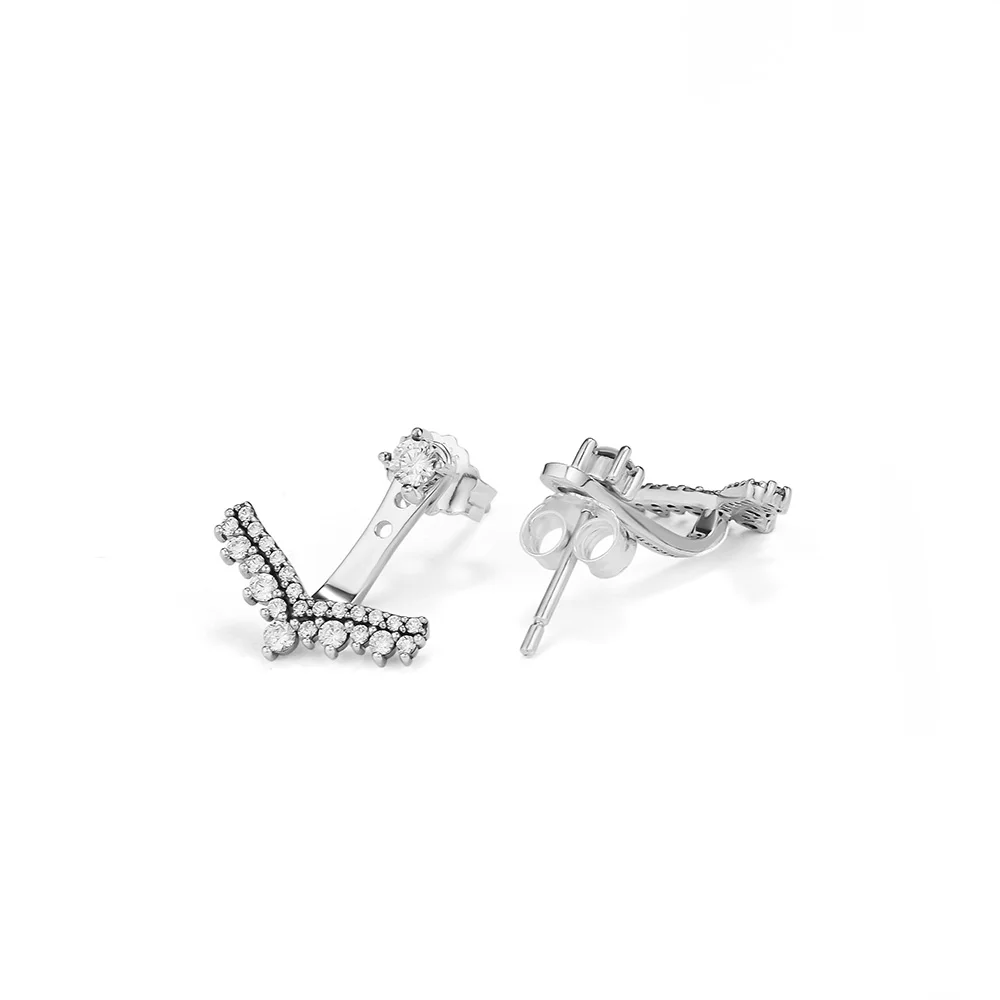 Princess Wish Stud Earring with Clear CZ 100% 925 Sterling-Silver-Jewelry Free Shipping
Princess Wish Stud Earring with Clear CZ 100% 925 Sterling-Silver-Jewelry Free Shipping