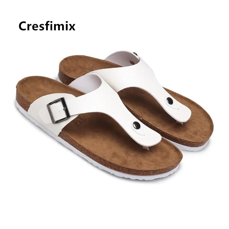 Cresfimix Male Fashion Comfortable Spring White Pu Leather Beach Flip Flops Men Cool Spring Flip Flops Anti Skid Flip Flop C5348
Cresfimix Male Fashion Comfortable Spring White Pu Leather Beach Flip Flops Men Cool Spring Flip Flops Anti Skid Flip Flop C5348