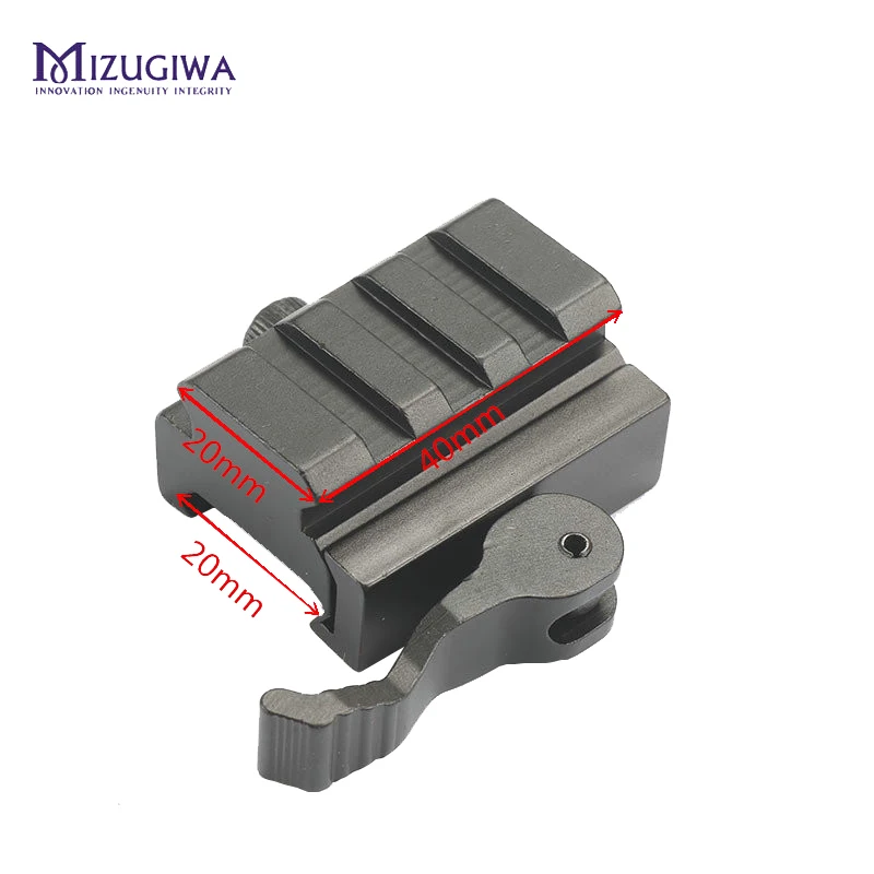 Half Inch 0.5" Low Profile Riser Quick Release Block Picatinny Rail Mount Adapter 20mm Weave Picatinny Hunting Caza Bipod Chasse
Half Inch 0.5" Low Profile Riser Quick Release Block Picatinny Rail Mount Adapter 20mm Weave Picatinny Hunting Caza Bipod Chasse