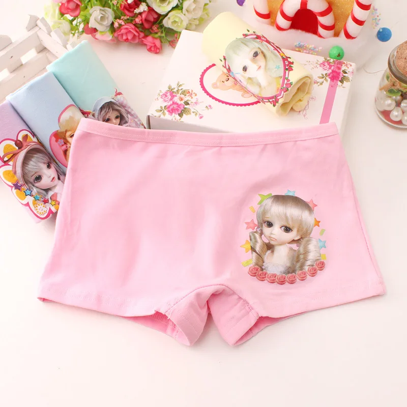 6 шт./Лот, хлопковое нижнее белье для девочек 
6 шт./Лот, хлопковое нижнее белье для девочек