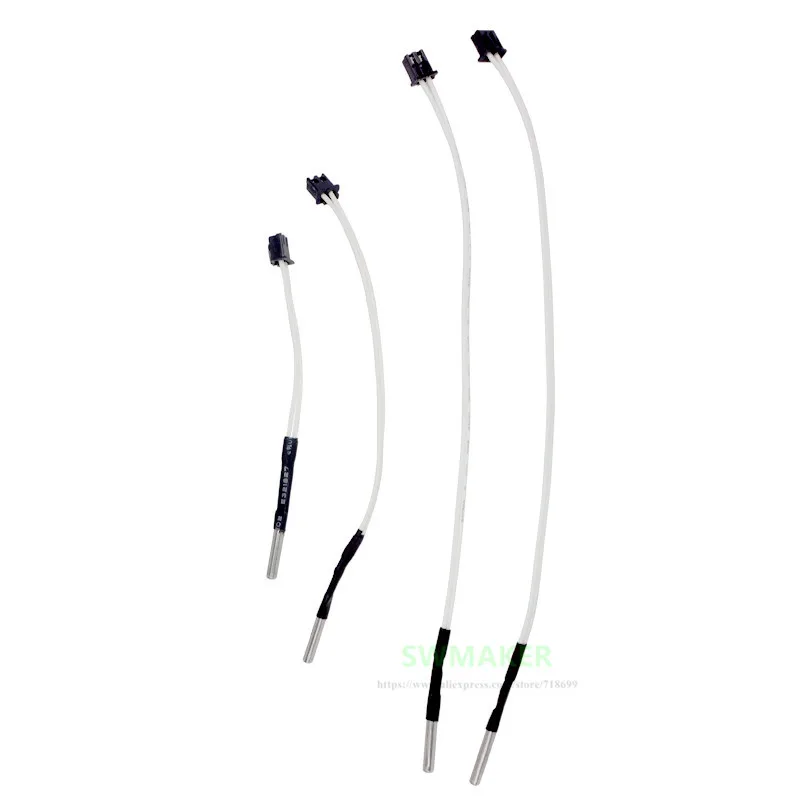 1pcs 100mm/150mm/200mm/210 HT-NTC100K Thermistor Temperature Sensor for High Temperature Filament 350 Degrees 3D Printer Parts
1pcs 100mm/150mm/200mm/210 HT-NTC100K Thermistor Temperature Sensor for High Temperature Filament 350 Degrees 3D Printer Parts