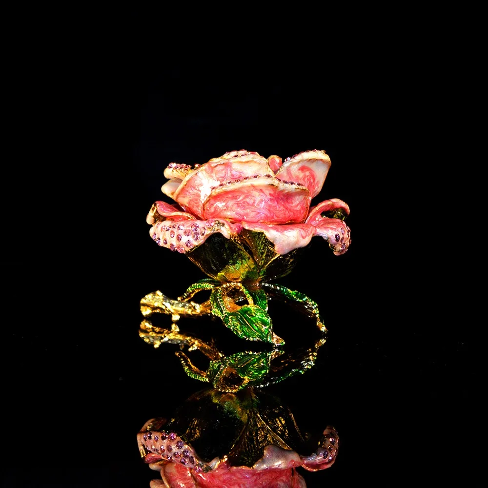 QIFU New Design Metals Beautiful Pink Rose Jewelry Box for Valentine's Day Present
QIFU New Design Metals Beautiful Pink Rose Jewelry Box for Valentine's Day Present