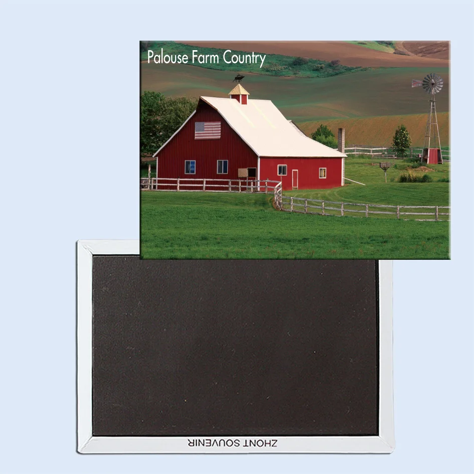 Travel Refrigerator Magnets 78*54mm,Palouse Farm Country, Eastern Washington Travel Rigid Fridge Magnets 24929
Travel Refrigerator Magnets 78*54mm,Palouse Farm Country, Eastern Washington Travel Rigid Fridge Magnets 24929