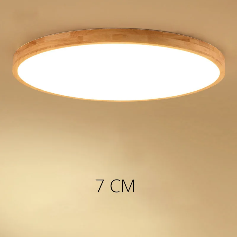Фото Деревянный потолочный светильник