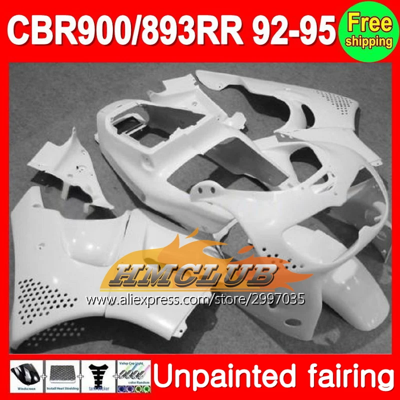 Body Unpainted Full Fairing Kit For HONDA CBR900 CBR893RR CBR 893 893RR CBR893 RR 92 93 94 95 1992 1993 1994 1995 Fairing
Body Unpainted Full Fairing Kit For HONDA CBR900 CBR893RR CBR 893 893RR CBR893 RR 92 93 94 95 1992 1993 1994 1995 Fairing