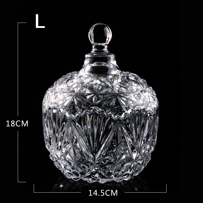 Glass Storage Tanks Candy Jar Jam Food Snacks Seasoning Cans Storage Jars Crystal Bowls Sundries Collection Pots Wedding Gifts
Glass Storage Tanks Candy Jar Jam Food Snacks Seasoning Cans Storage Jars Crystal Bowls Sundries Collection Pots Wedding Gifts