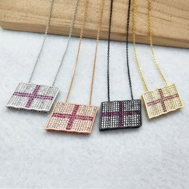 5 Pieces Micro Pave Crystal Cubic Zirconia Pendant handcrafted Charm women Jewelry Finding,England flag Necklace NK337
5 Pieces Micro Pave Crystal Cubic Zirconia Pendant handcrafted Charm women Jewelry Finding,England flag Necklace NK337