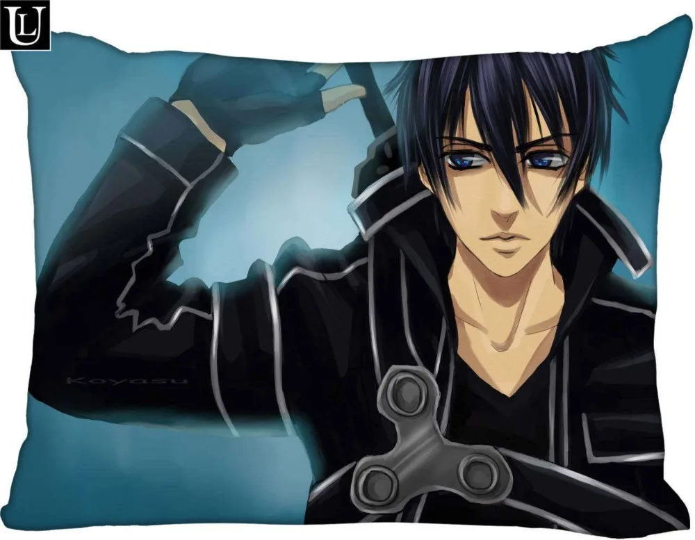 Custom Kirito Rectangle Pillow Cover Size 45x35cm (one side) Print Custom Zipper Polyester Cotton Pillowcase more size
Custom Kirito Rectangle Pillow Cover Size 45x35cm (one side) Print Custom Zipper Polyester Cotton Pillowcase more size