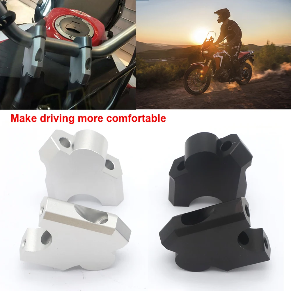Motorcycle Handlebar Riser Handle Bars Clamp Raised Extend Adapter For Honda CRF1000L Africa Twin ABS / DCT 2015 2016 2017 2018
Motorcycle Handlebar Riser Handle Bars Clamp Raised Extend Adapter For Honda CRF1000L Africa Twin ABS / DCT 2015 2016 2017 2018