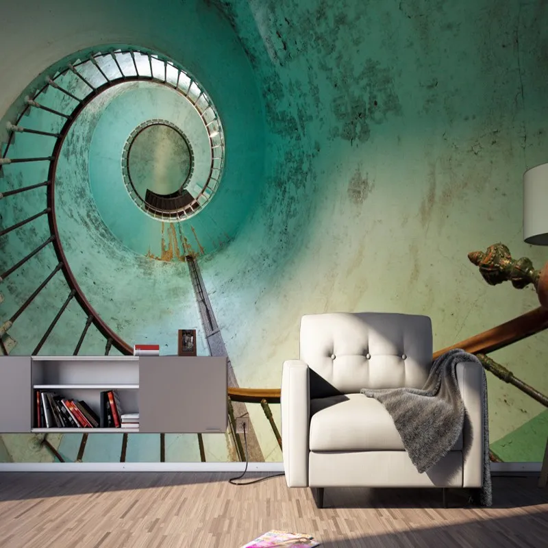 Dropship Colomac Geometric Wallpaper Personality Retro Spiral Stairs 3d Wallpaper Murals Wall Paper for Kids Room Papel Pintado
Dropship Colomac Geometric Wallpaper Personality Retro Spiral Stairs 3d Wallpaper Murals Wall Paper for Kids Room Papel Pintado