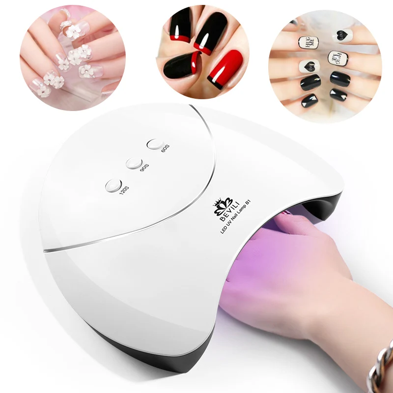 Сушилка для ногтей Smart Sensing 36 Вт лампа с 8 светодиодами всех видов гель-лака