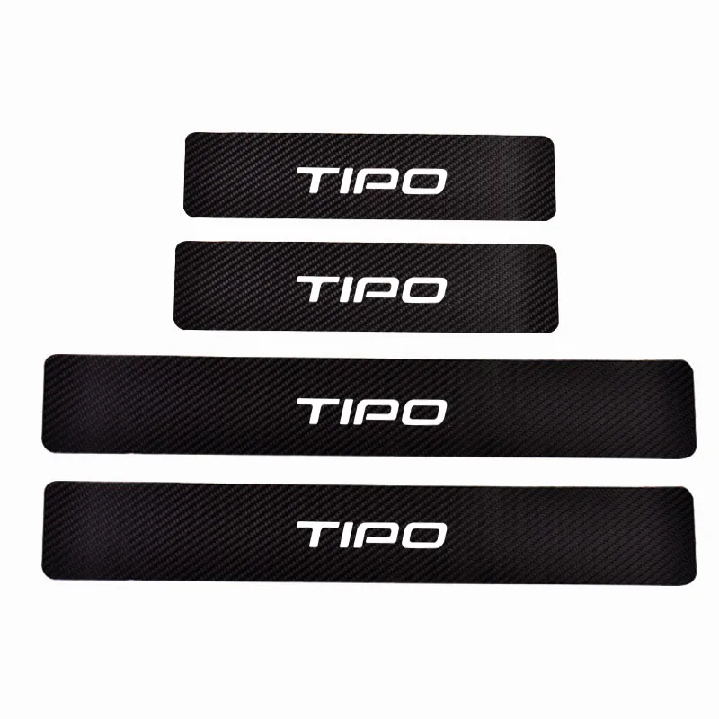 Car Door Sill Scuff Plate Protector Carbon Fiber Pu leather Car Accessories For Fiat Tipo
Car Door Sill Scuff Plate Protector Carbon Fiber Pu leather Car Accessories For Fiat Tipo