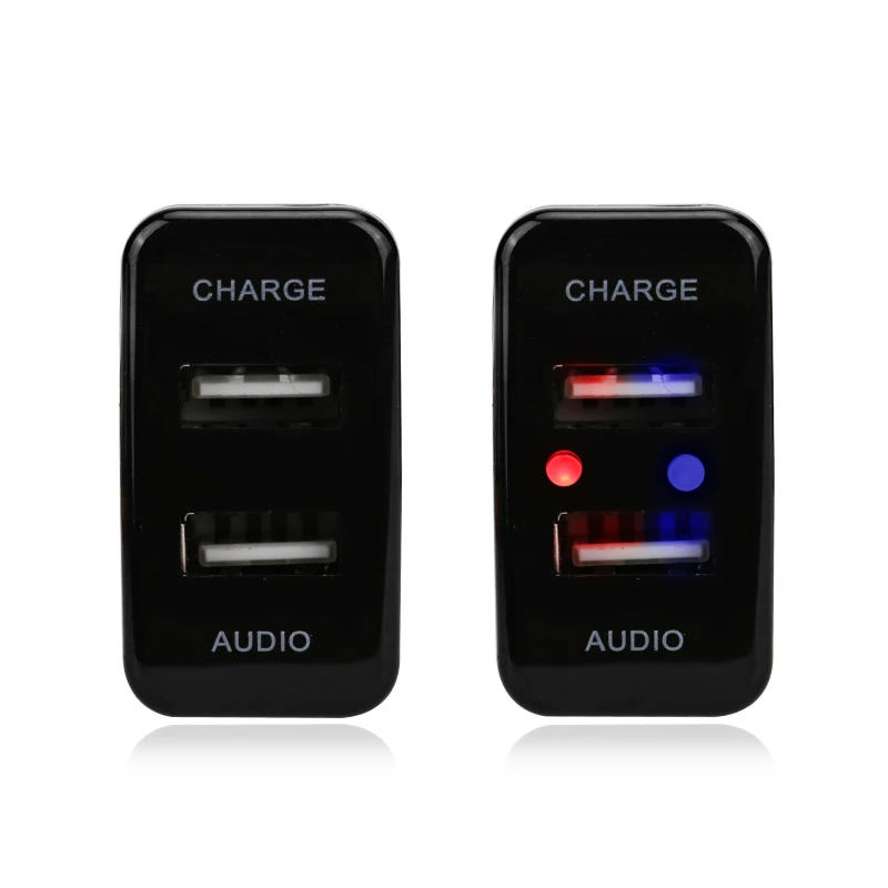 For TOYOTA Hilux VIGO USB Interface Dashboard USB Port 5V 2.1A Car Charger and USB Audio Input Socket Car Entertainment Socket
For TOYOTA Hilux VIGO USB Interface Dashboard USB Port 5V 2.1A Car Charger and USB Audio Input Socket Car Entertainment Socket