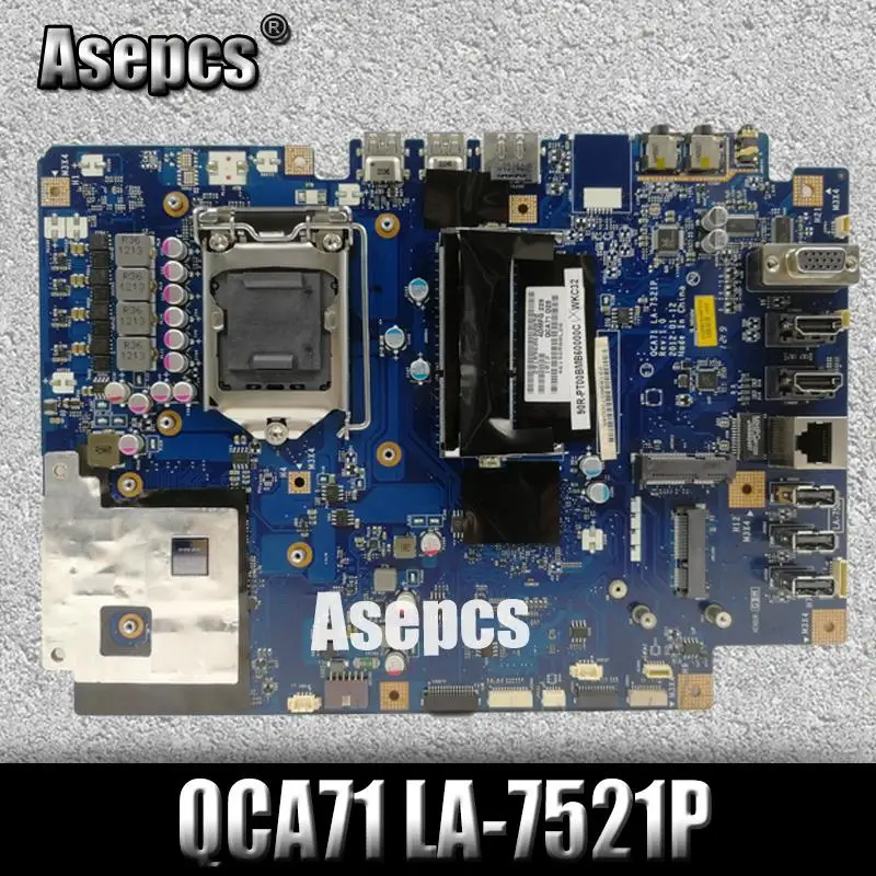 Akemy QCA71 LA 7521P REV: 10 AIO PC материнская плата для For Asus ET2411I ET2411 тестовая Бортовая