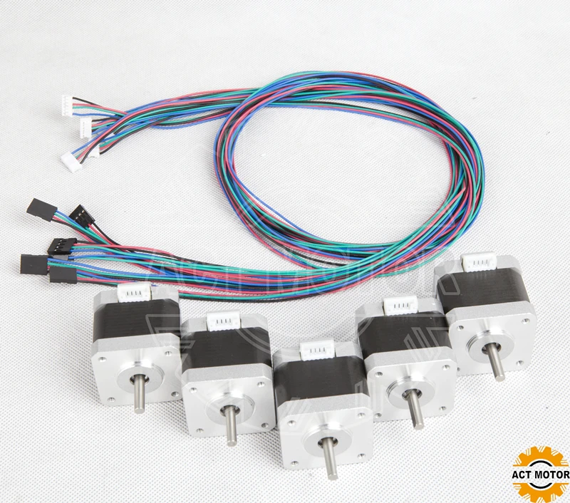 Free Ship From Germany!ACT 5PCS Nema17 Stepper Motor 17HS5425L20P1-X2 75oz-in 48mm 2.5A 4-lead CE ROHS ISO
Free Ship From Germany!ACT 5PCS Nema17 Stepper Motor 17HS5425L20P1-X2 75oz-in 48mm 2.5A 4-lead CE ROHS ISO