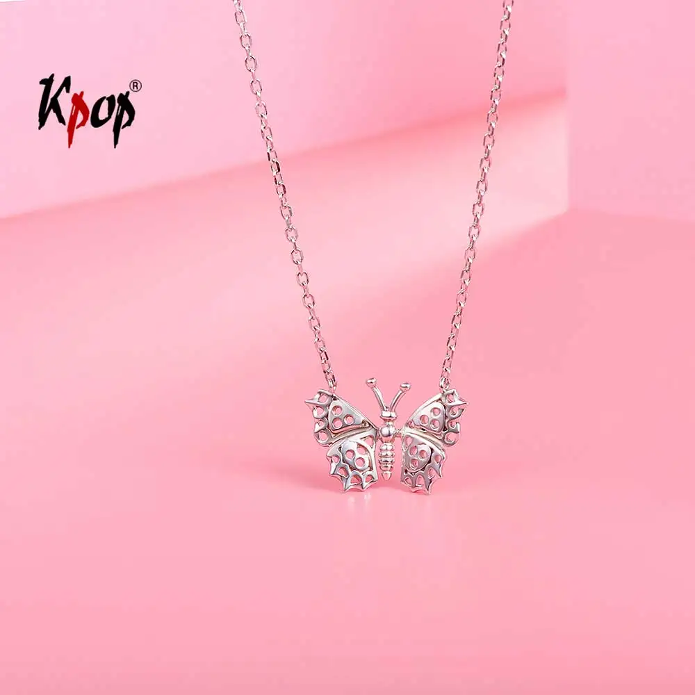 Kpop 925 Sterling Silver Butterfly Necklace Bridesmaid Gift Simple Insect Jewelry Dainty Mariposa Butterfly Charm Necklace 6043B
Kpop 925 Sterling Silver Butterfly Necklace Bridesmaid Gift Simple Insect Jewelry Dainty Mariposa Butterfly Charm Necklace 6043B
