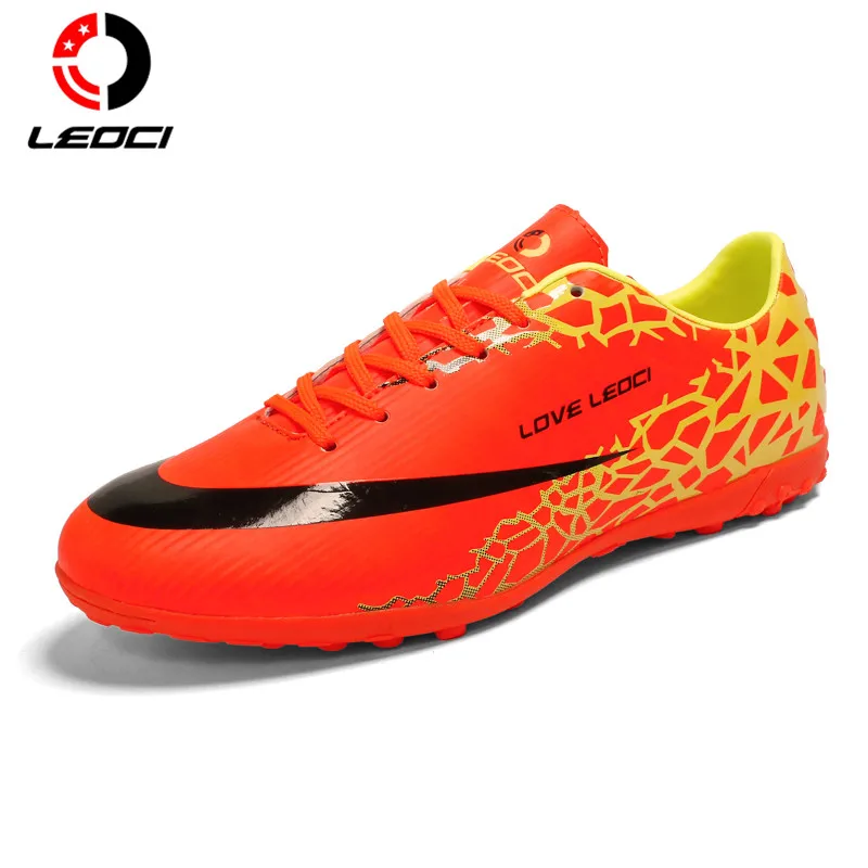 LEOCI Unisex Men Women Kids TF Football Shoes Ergonomics Design Anti-Slip Turf Soccer Boots Size 33-44, 4 Colors
LEOCI Unisex Men Women Kids TF Football Shoes Ergonomics Design Anti-Slip Turf Soccer Boots Size 33-44, 4 Colors