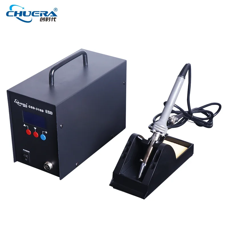 320W Intelligent ESD solder station for CSD316D High Frequency High Power Digital Display Thermostatic Lead-free solder station
320W Intelligent ESD solder station for CSD316D High Frequency High Power Digital Display Thermostatic Lead-free solder station