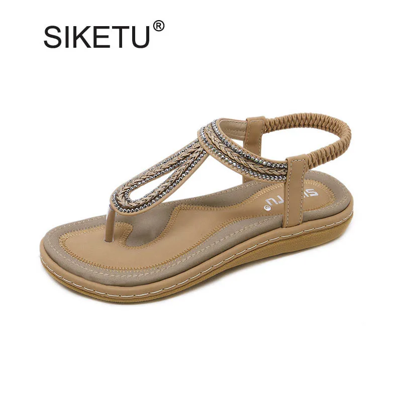 Повседневные женские летние туфли на плоской подошве; Вьетнамки; Большие размеры 35–42 Стразы украшениями; Женские пляжные сандалии; Мягкая ... 
Повседневные женские летние туфли на плоской подошве; Вьетнамки; Большие размеры 35–42 Стразы украшениями; Женские пляжные сандалии; Мягкая ...