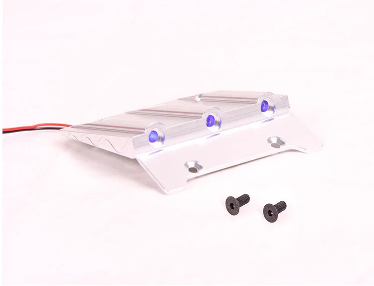 Baja CNC Alloy Roof Plate with LED Light for 1/5 HPI KM ROVAN Baja 5B RC Car Parts
