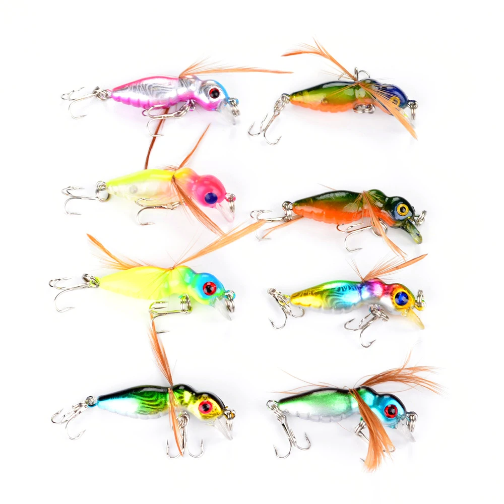 HiUmi 8Pcs Fishing Baits Lifelike 3D Eyes Fishing Lure 4.5cm 3.6g Fishing Tackle Crankbait
HiUmi 8Pcs Fishing Baits Lifelike 3D Eyes Fishing Lure 4.5cm 3.6g Fishing Tackle Crankbait