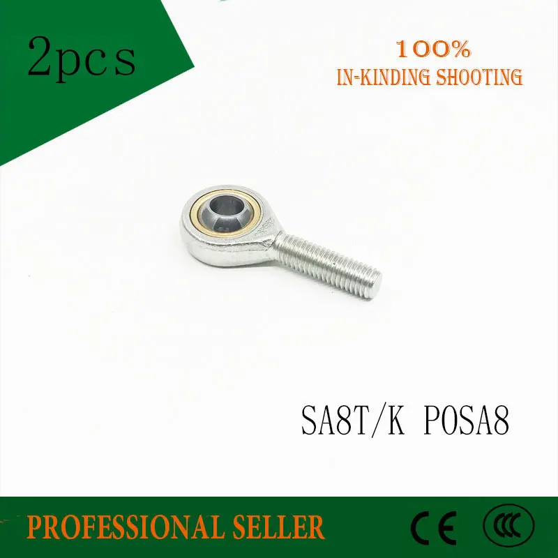 2pcs SA8T/K POSA8 SA8TK POSA8 8mm ball joint rod end bearing male right hand thread male joints bearings
2pcs SA8T/K POSA8 SA8TK POSA8 8mm ball joint rod end bearing male right hand thread male joints bearings