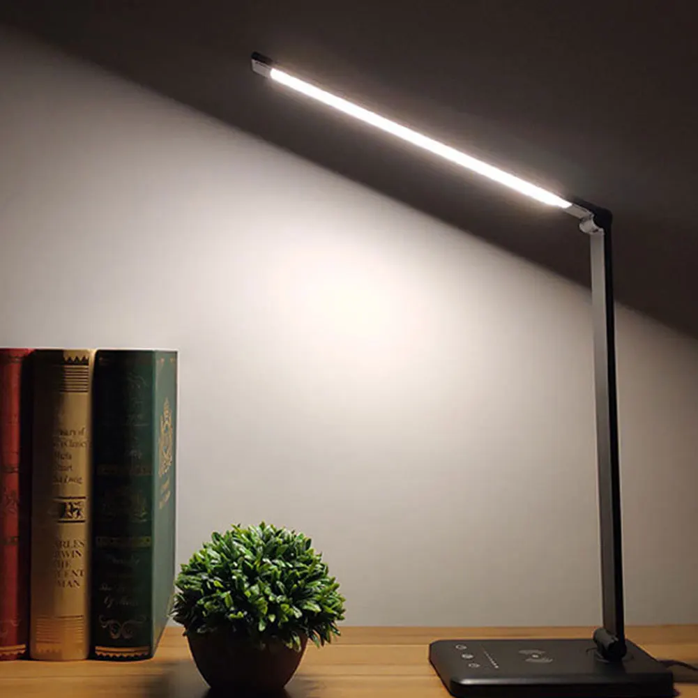 2019 Hot Folding Table Light Aluminium Alloy Adjustable LED Reading Desk Lamp with Wireless Charger #3
2019 Hot Folding Table Light Aluminium Alloy Adjustable LED Reading Desk Lamp with Wireless Charger #3