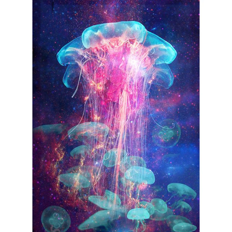 Full Square/Round DIY Diamond Embroidery Jellyfish 5D Diamond Painting Rhinestone Mosaic Decor HYY
Full Square/Round DIY Diamond Embroidery Jellyfish 5D Diamond Painting Rhinestone Mosaic Decor HYY