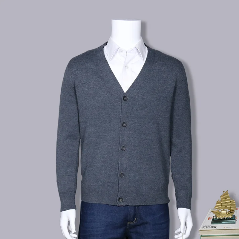 New fashion Factory direct sale cultivate morality men's knit cardigan long-sleeved v-neck leisure solid color sweater coat
New fashion Factory direct sale cultivate morality men's knit cardigan long-sleeved v-neck leisure solid color sweater coat