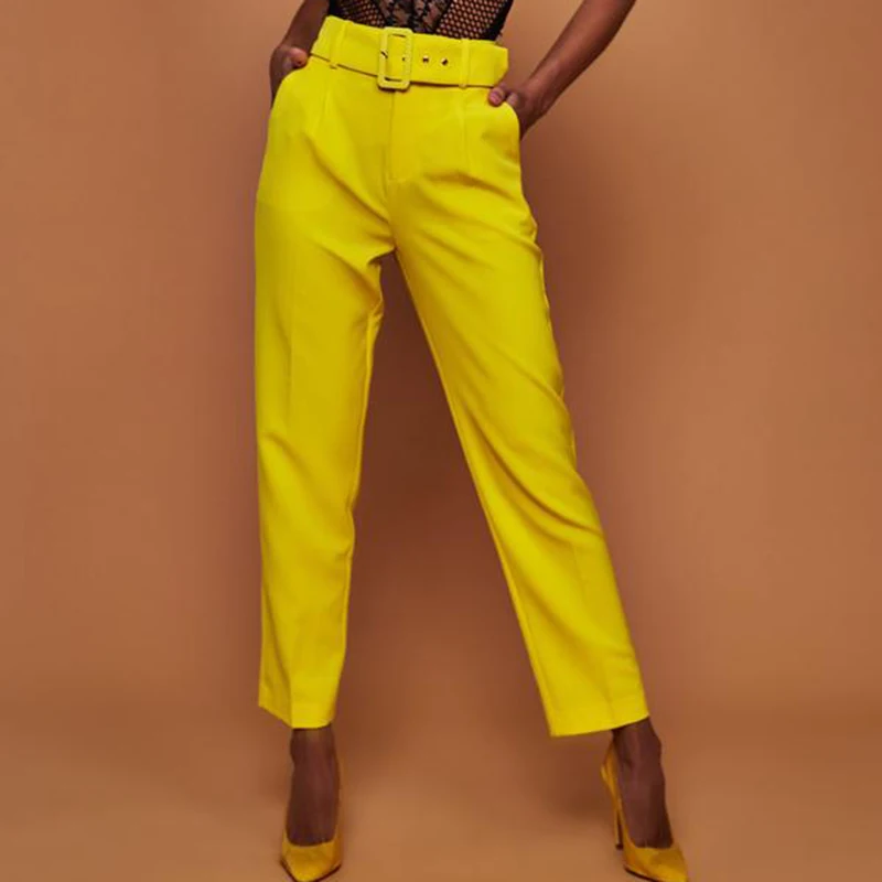 OL High Waist Harem Pants With Belt Women Vogue Casual Pants Elegant Office Ladies Workwear Pants Female Nice New Trousers
OL High Waist Harem Pants With Belt Women Vogue Casual Pants Elegant Office Ladies Workwear Pants Female Nice New Trousers