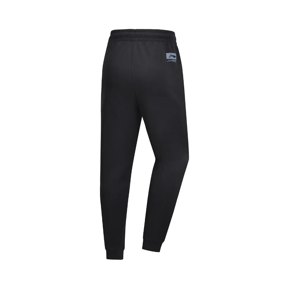 Li-Ning Men Basketball Series Sweat Pants 63% Cotton 37% Polyester Regular Fit Ribbed Cuff LiNing Sports AKLP031 CJFM19 | Спорт и