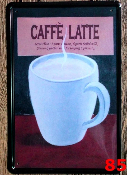 1pc Coffee Latte Italian Espresso plaques Tin Plate Sign wall man cave Decoration Poster metal vintage retro shabby decor shop
1pc Coffee Latte Italian Espresso plaques Tin Plate Sign wall man cave Decoration Poster metal vintage retro shabby decor shop