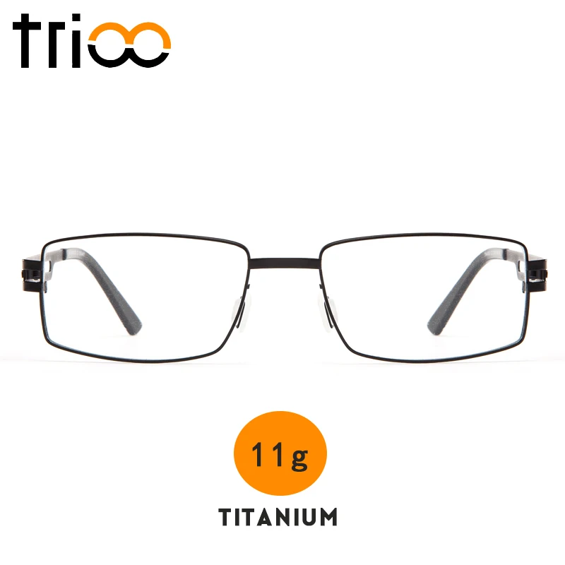 TRIOO Myopia Glasses Men Prescription Eyeglasses Top Quality Titanium 11g Square Frame Diopter Lens Clear Spectacle Male Eyewear
TRIOO Myopia Glasses Men Prescription Eyeglasses Top Quality Titanium 11g Square Frame Diopter Lens Clear Spectacle Male Eyewear