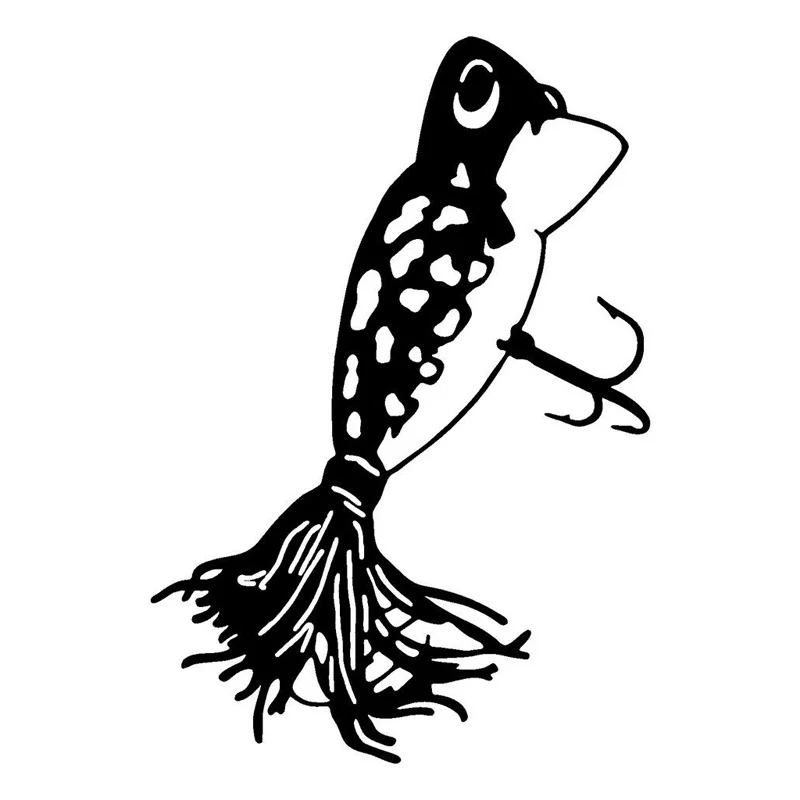 8.6*12.7CM LURE Fishing Lure Car Sticker Vinyl Decal Car Styling Black Silver C2-0596
8.6*12.7CM LURE Fishing Lure Car Sticker Vinyl Decal Car Styling Black Silver C2-0596