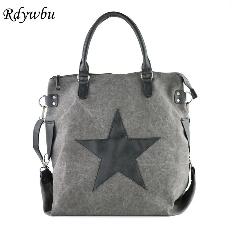 Rdywbu VINTAGE BIG STAR CANVAS TOTE HANDBAG - Unisex Multifunctional Travel Shoulder Bag Crossbody Messenger Beach Bag B218-1
Rdywbu VINTAGE BIG STAR CANVAS TOTE HANDBAG - Unisex Multifunctional Travel Shoulder Bag Crossbody Messenger Beach Bag B218-1