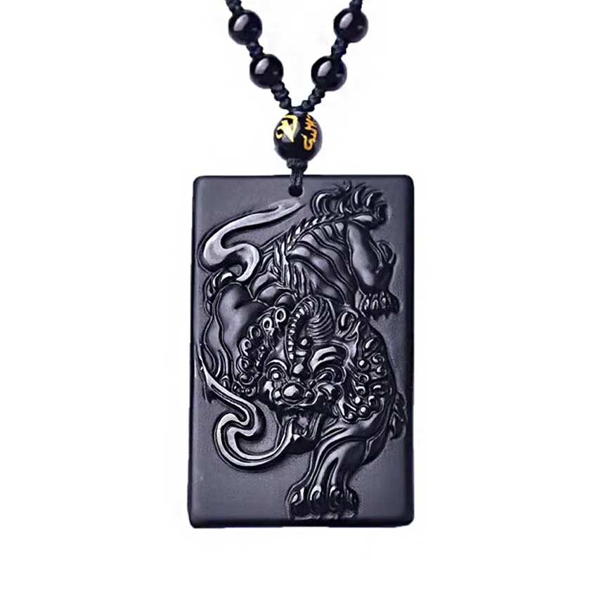 Original Obsidian Necklace Pendant Spirit Jade Pendant Lucky Amulet Jewelry Men's Jewelry Jade Jewelry
Original Obsidian Necklace Pendant Spirit Jade Pendant Lucky Amulet Jewelry Men's Jewelry Jade Jewelry