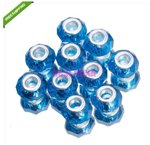 Free Shipping 50pcs Blue Cut &Faceted Glass Beads Big Hole Fit European Charms Bracelet 14x8mm
Free Shipping 50pcs Blue Cut &Faceted Glass Beads Big Hole Fit European Charms Bracelet 14x8mm