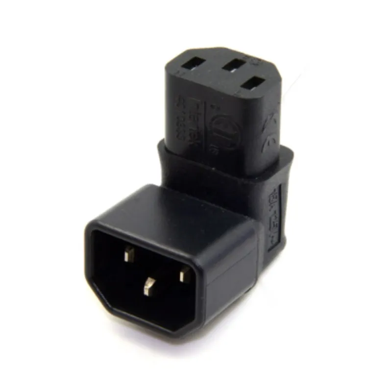 Right Angled IEC Adapter UP Angled IEC 320 C14 to C13 Adapter for lcd wall mount TV #WPT604
Right Angled IEC Adapter UP Angled IEC 320 C14 to C13 Adapter for lcd wall mount TV #WPT604