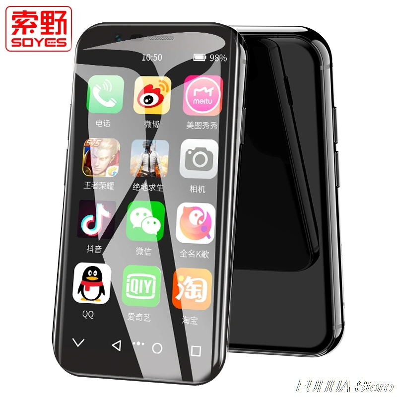 Оригинальный маленький смартфон SOYES XS 2 ГБ + 16 Android 6 0 4G Wifi GPS Google Play Супер Мини