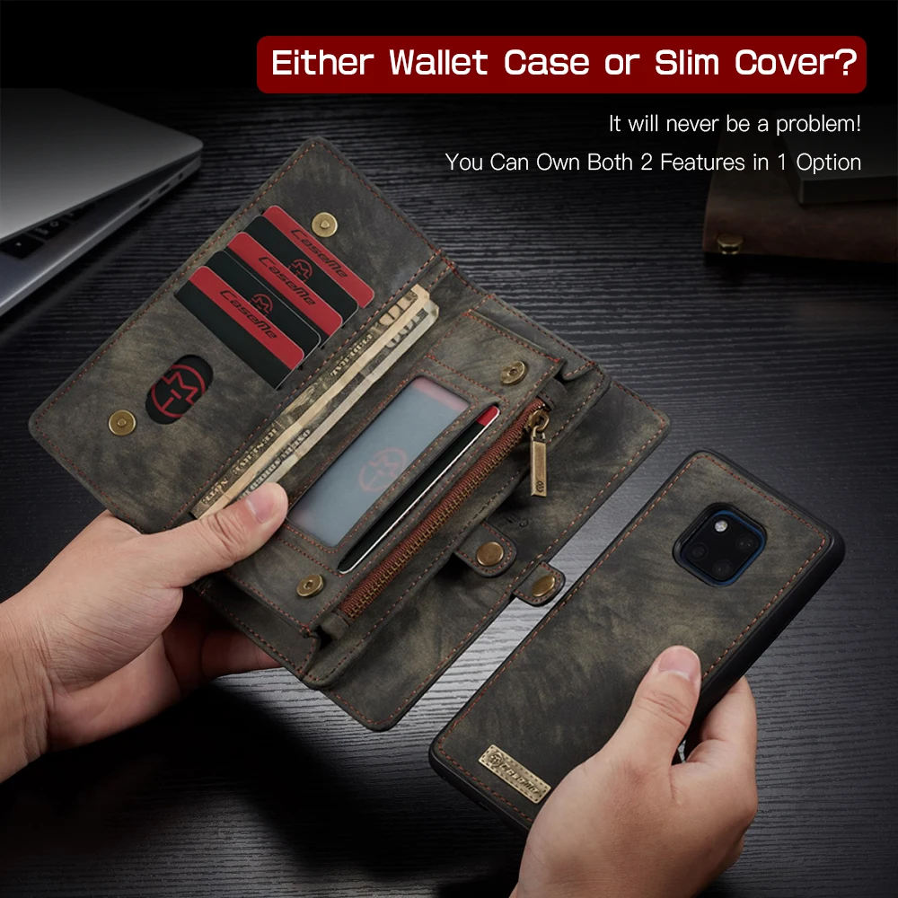 pu Leather Wallet Case Photo Card Slot Zipper Purse Detachable Magnetic Cover For Huawei Mate 20 / Mate 20 Pro
pu Leather Wallet Case Photo Card Slot Zipper Purse Detachable Magnetic Cover For Huawei Mate 20 / Mate 20 Pro