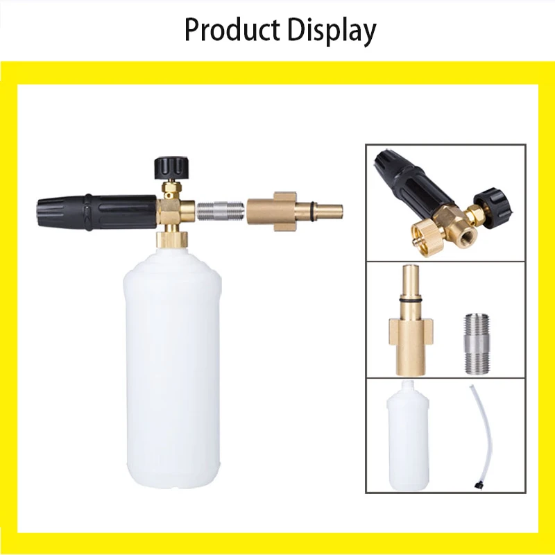 City Wolf car washer snow foam lance soap bottle adaptor for Nilfisk Kew Wap Stihl IPC high pressure washer
City Wolf car washer snow foam lance soap bottle adaptor for Nilfisk Kew Wap Stihl IPC high pressure washer