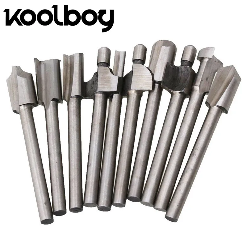 Koolboy 10 шт./компл. 3 мм 1/8 дюйма с круглым хвостовиком | Инструменты